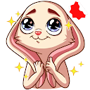 Rabbit Stickers WAStickerApps