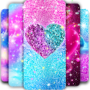 Glitter galaxy live wallpaper