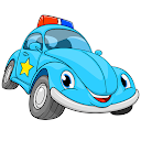 Police Car Coloring Book