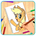 How To Draw Cute Pony Horses