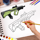How to Draw Weapons Step by St