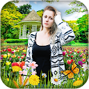 Garden photo frame editor