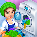 Laundry Shop Washing Games Sim