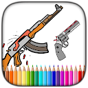 Gun Coloring Books