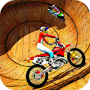 Well of Death Bike Stunt Drive