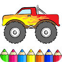 Monster Truck Coloring Book