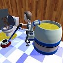 Clean Toilet - Restroom Games