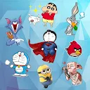 Cartoon Stickers for Whatsapp