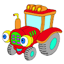 Tractor coloring book