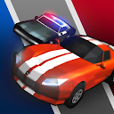 Police Car Run After Robber