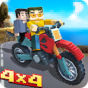 Blocky Moto Bike Winter Breeze