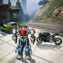 Dino Robot War Car Robot Games