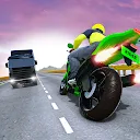 Moto Bike Rider Highway Racing
