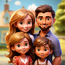 Virtual Family - Happy Dad Mom