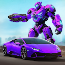 Flying Limo Car Robot Сhange