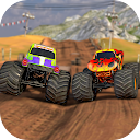 Monster Trucks Muddy Drag Race