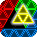 Glow Block Triangle Puzzle