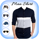 Man Blue Shirt Photo Suit