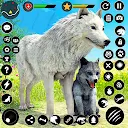 Virtual Arctic Wolf Family Sim