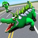 Crocodile Robot Transform Game