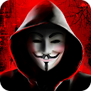 Anonymous Mask Scary Stickers