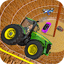 Well of Death Stunts: Car Bike