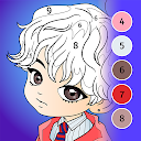 KPOP Chibi Coloring by Number