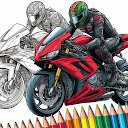 Motorcycles Paint by Number