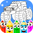 Coloring book: Transport