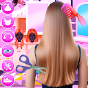 Realistic Girl Hair Salon