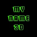 My Name 3D Live Wallpaper