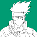 How to draw Kakashi