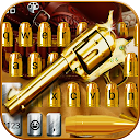 Western Gold Gun Keyboard Them