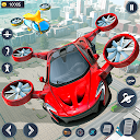 Flying Car Robot Game Car Game