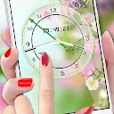 Flower Clock Live Wallpaper