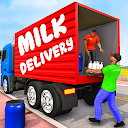 Cow Milk Delivery Truck Games