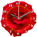 Rose Flower Clock