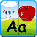 Alphabet jigsaw puzzle game