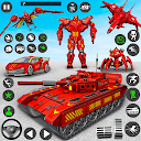 Police Tank Robot Transform 3d