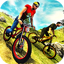 Uphill Offroad Bicycle Rider