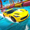 Beach Car Racing: Water Surfer