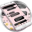 SMS Messages Bow Pink Pastel