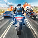 Police Bike Pursuit Highway