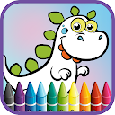 Dinosaur Coloring Games Puzzle