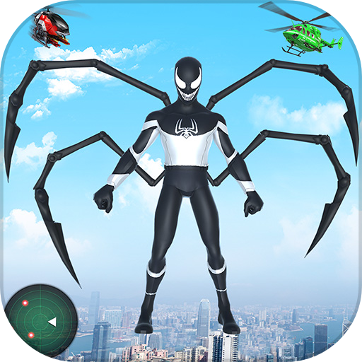 Black Spider Rope Hero 3 Game
