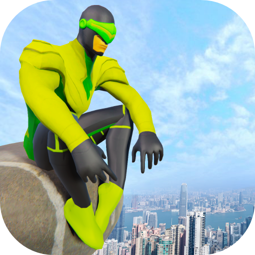 Frog Ninja Rope Hero Vice Town