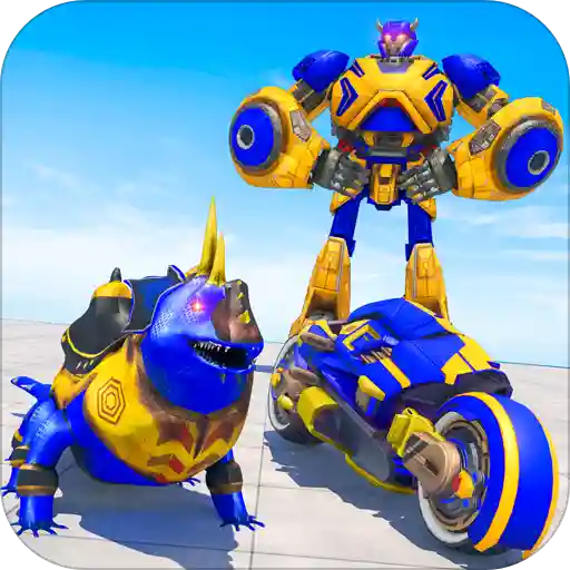 Lizard Robot Game: Bike Robot Transforming Games