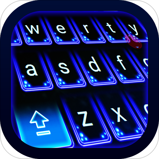 Blue Keyboard Theme