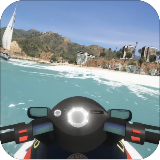 Jetski Shark Attack Racing Game: Jet Ski Boat Game
