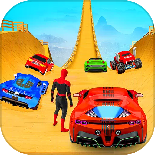 Superhero Car Stunt Mega Ramps